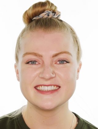Close up of person smiling