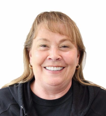 Close up of person smiling