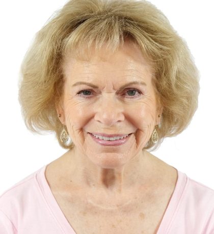 Close up of person smiling