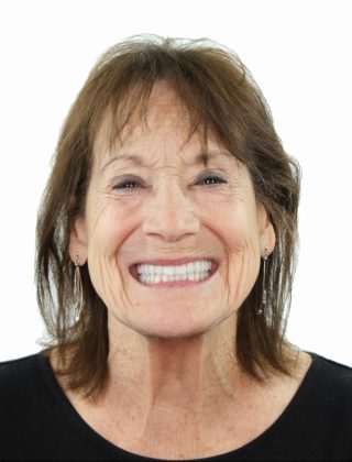 Close up of person smiling