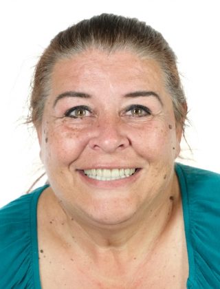 Close up of person smiling