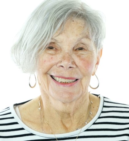 Close up of person smiling