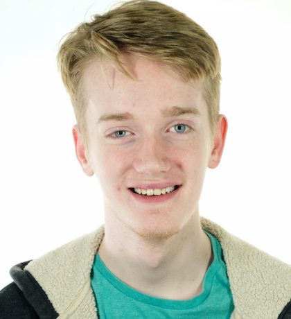 Close up of person smiling